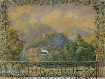 Vista desde la terraza de Raimund Mössmer